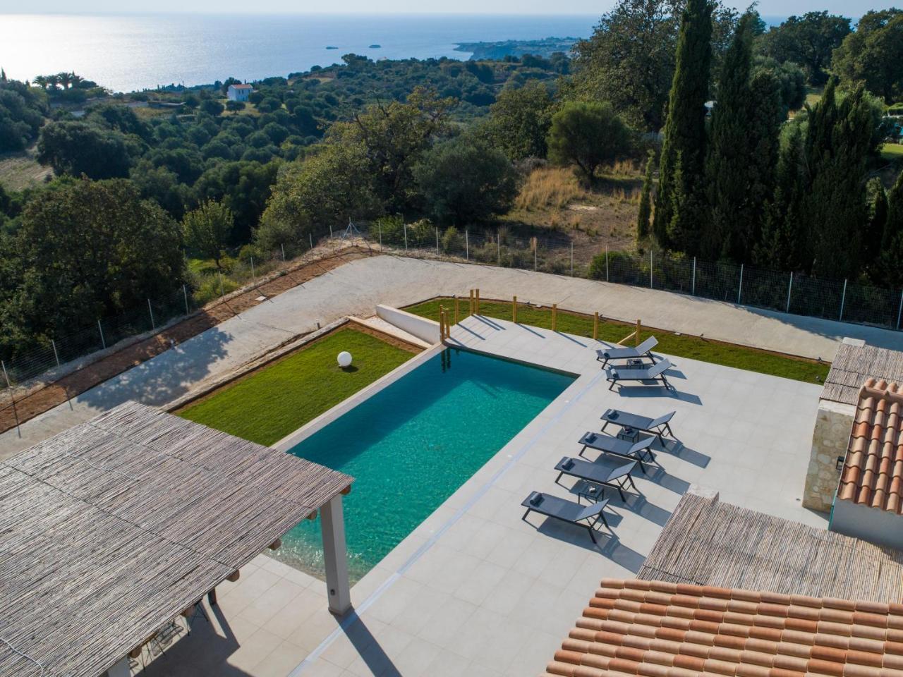 Exclusive Sea View Villa Madelaine Spartia  Luaran gambar